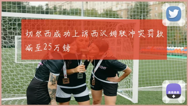 切尔西成功上诉西汉姆联冲突罚款减至25万镑